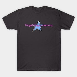 Forgetting The Memory - blue star T-Shirt